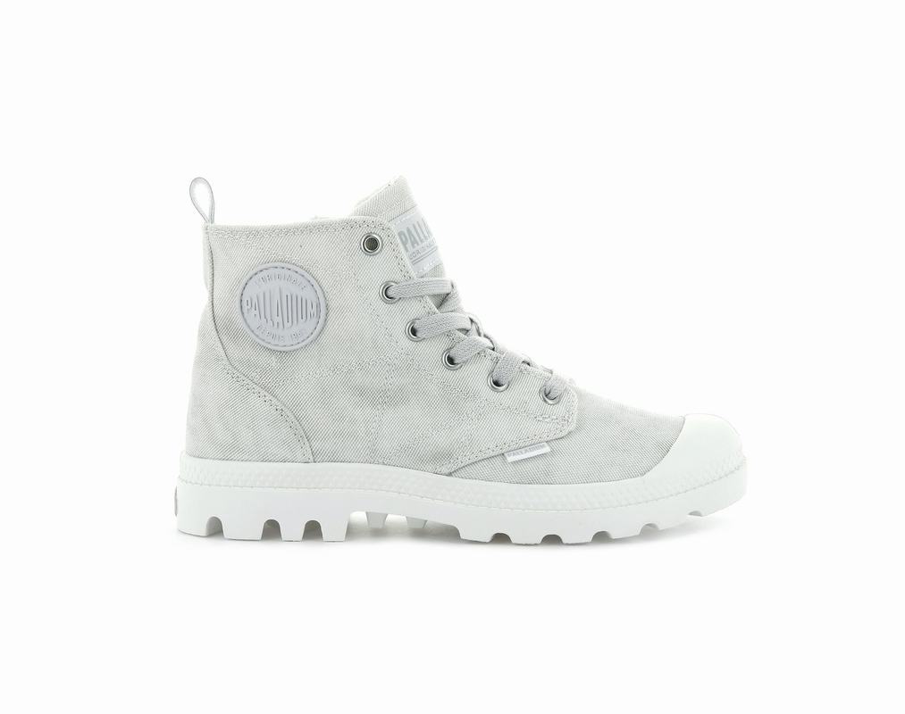 Palladium Pampa Zip Desertwash Womens Boots White Australia [SEOVUF-964]